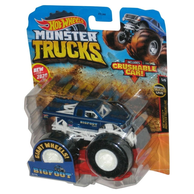 Hot Wheels Monster Trucks Live 2019 Bigfoot 2175 Toy W Crushable