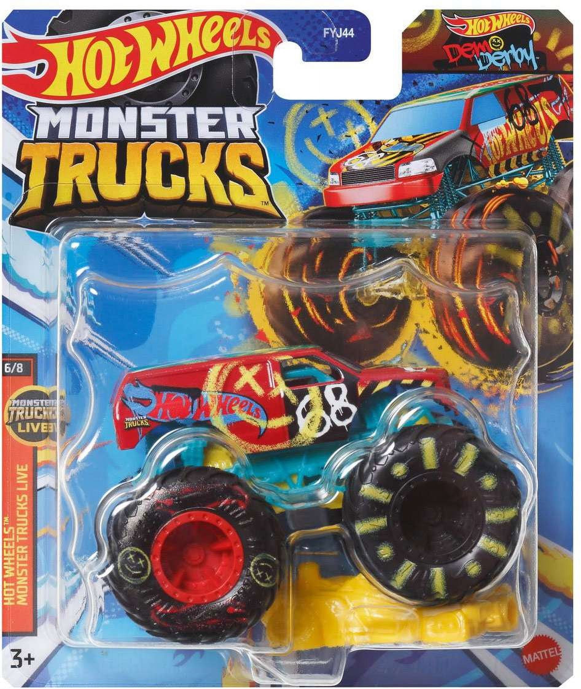 Hot Wheels Monster Trucks Live Demo Derby Diecast Car - Walmart.com