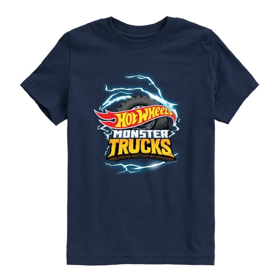 Hot Wheels - Monster Trucks Logo - Toddler Boys Short Sleeve Graphic T-Shirt