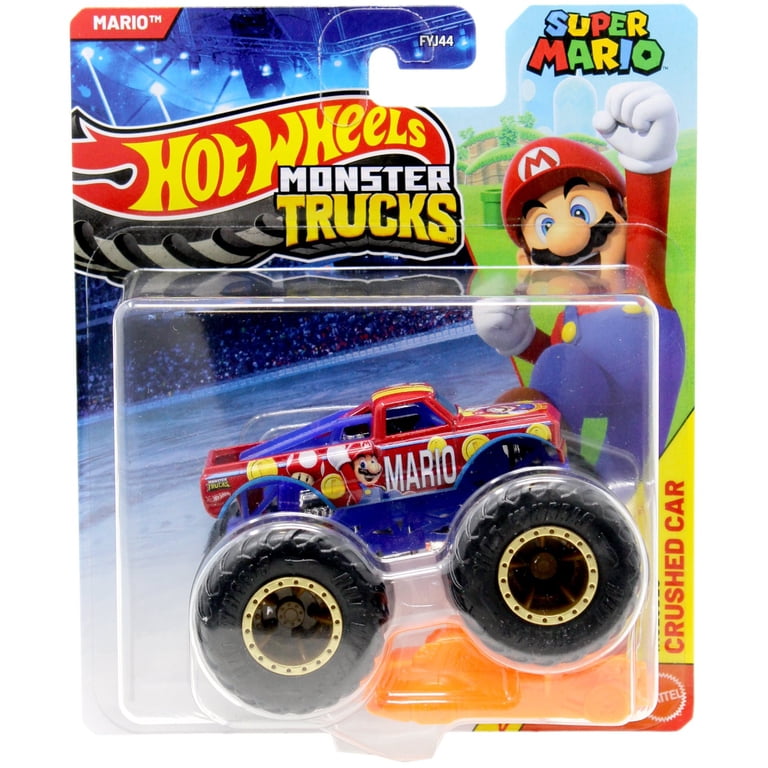 Hot Wheels Monster Trucks Mario Diecast Car - Walmart.com