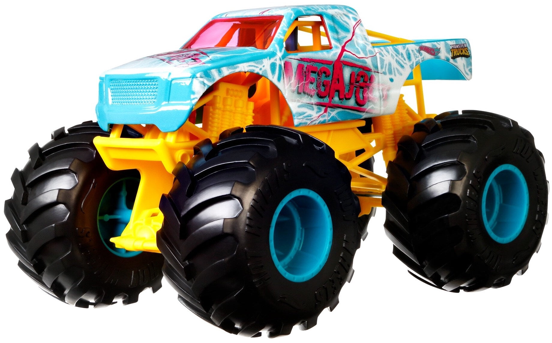  Hot Wheels Monster Trucks, Transporter and Racetrack