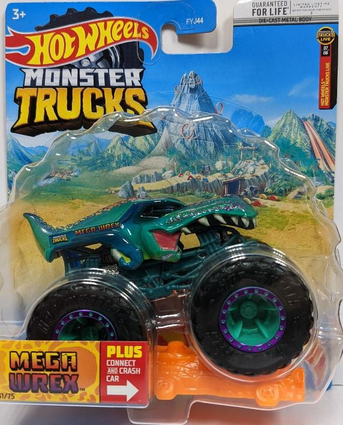 Hot Wheels Monster Trucks Mega Wrex 1:64 