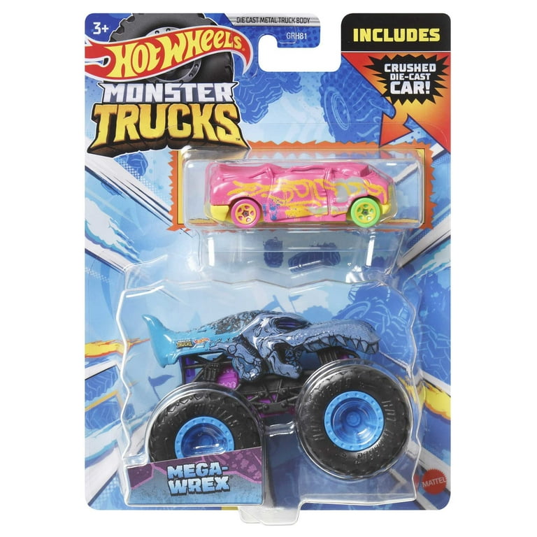 Hot Wheels Monster Trucks Mega-Wrex Combo Pack