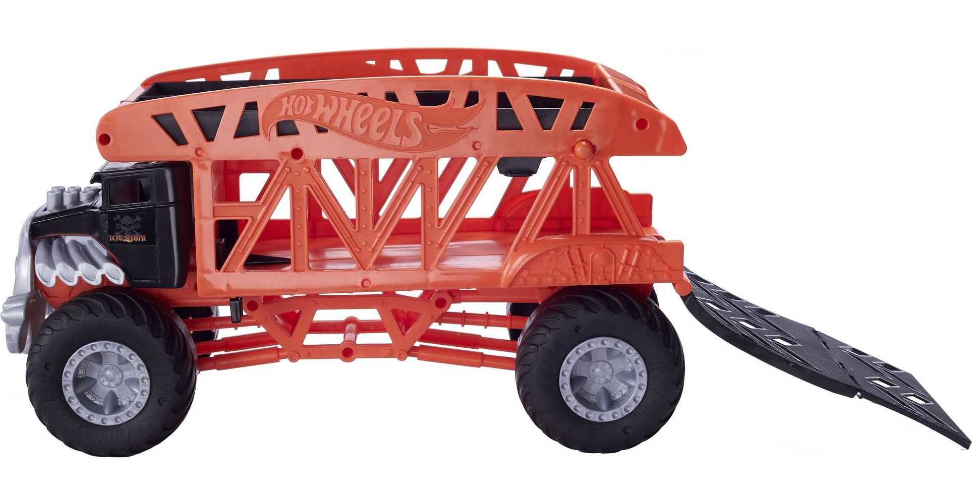 Hot Wheels Monster Trucks Monster Mover, Large-Scale Launcher & Hauler, Stores 12 Toy Trucks - image 1 of 7