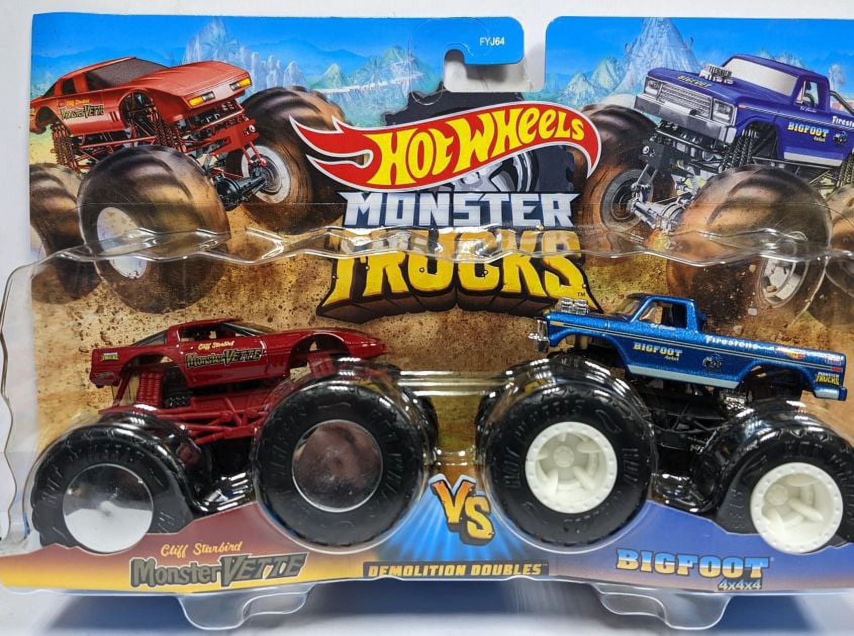 Hot Wheels - Demolition Doubles - Monster Vette Vs. Bigfoot – Andy's Toy  Chest