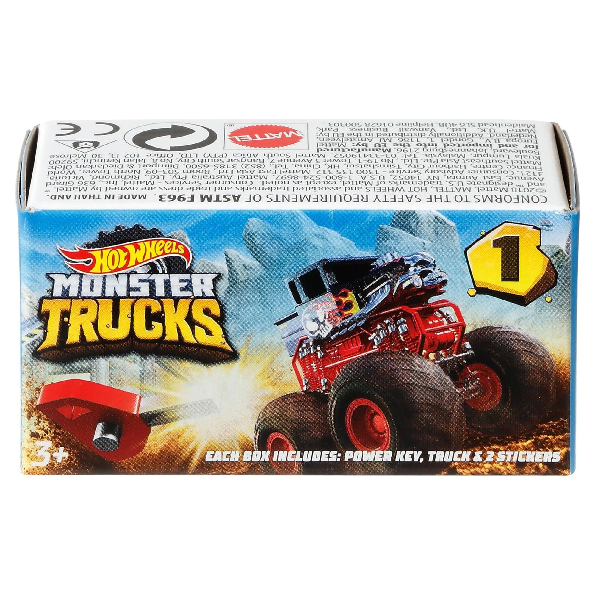 Hot Wheels Monster Trucks Creature 3-Pack of 1:64 Scale Shark Wreak  Piran-ahh & Mega Wrex, 1 - Foods Co.