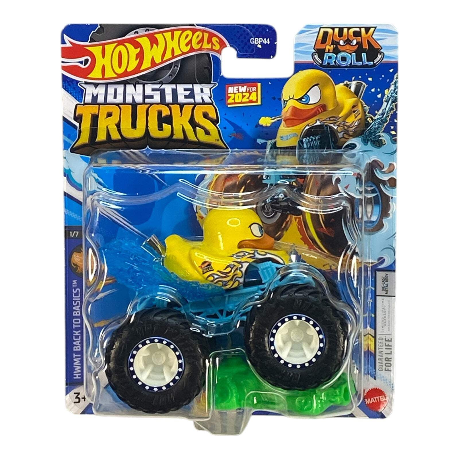 幻の青パッケージ★Hot Wheels DUCK 'N ROLL Hot Wheels Duck N' Roll -Monster Trucks 1:64 Scale - Walmart.com
