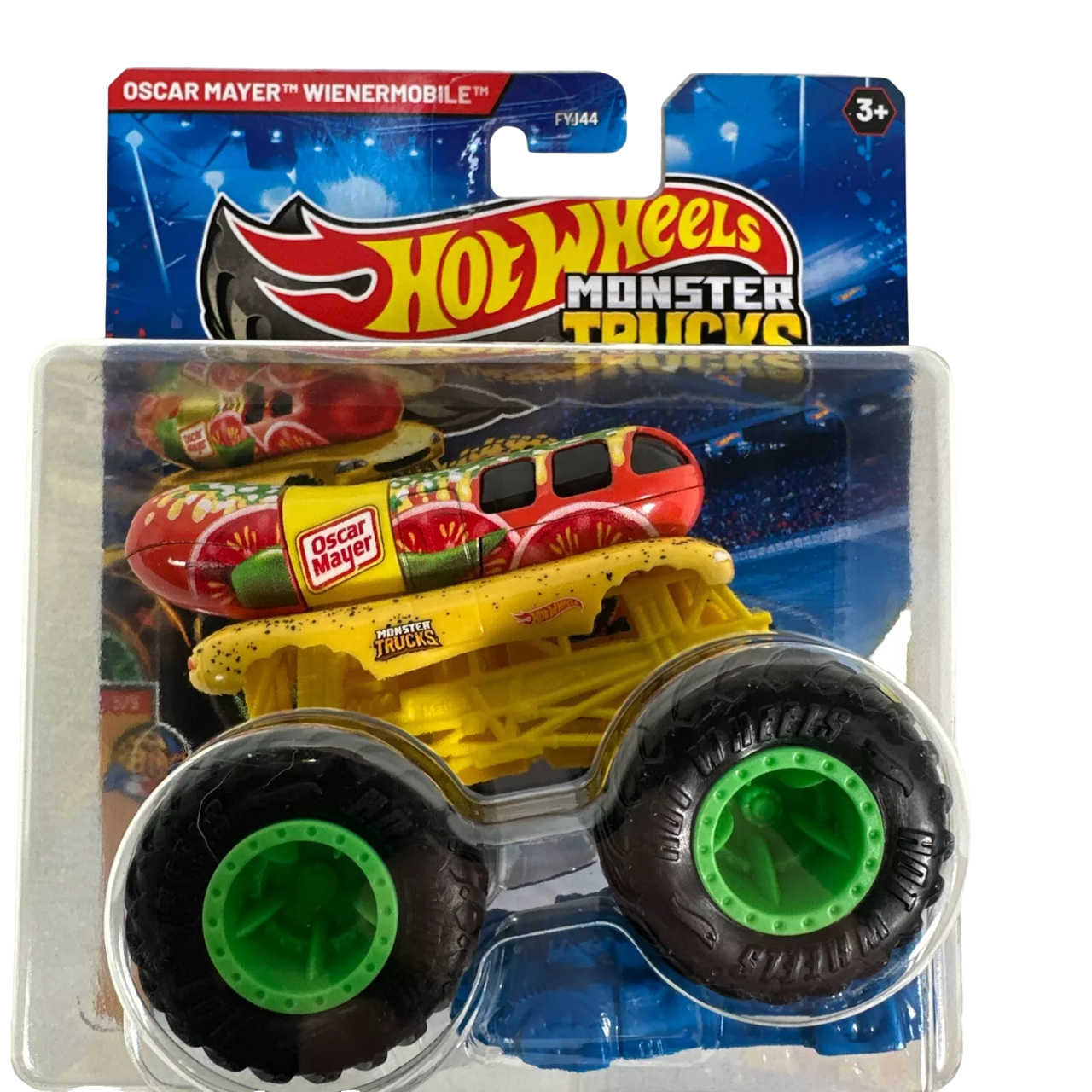 Hot Wheels Monster Trucks Oscar Mayer Wienermobile Snack Pack 3/5