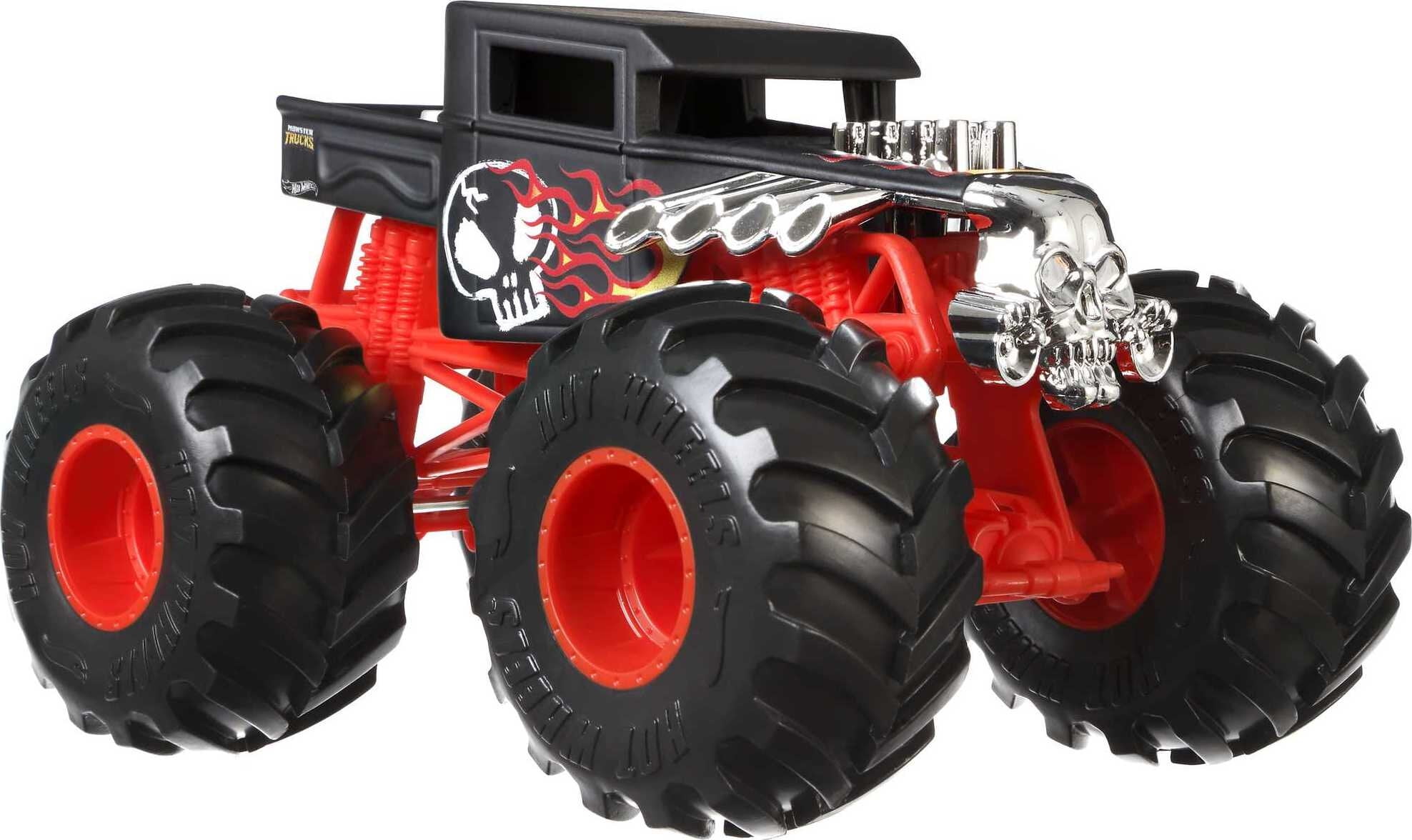 Retro Hot Wheels Monster Trucks Bone Shaker Vehicle 1:24 Scale 
