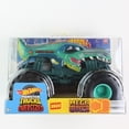 thumbnail image 1 of Hot Wheels Monster Trucks Oversized Mega Wrex, Green, 1:24 Scale, Metal, 1 of 2