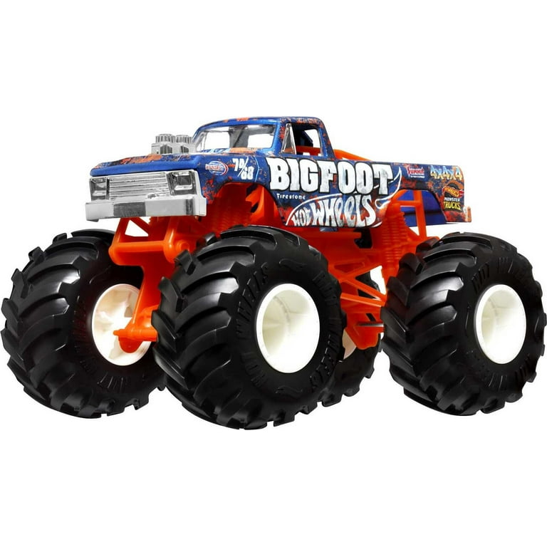 Hot Wheels Monster Trucks, Oversized Monster Truck in 1:24 Scale