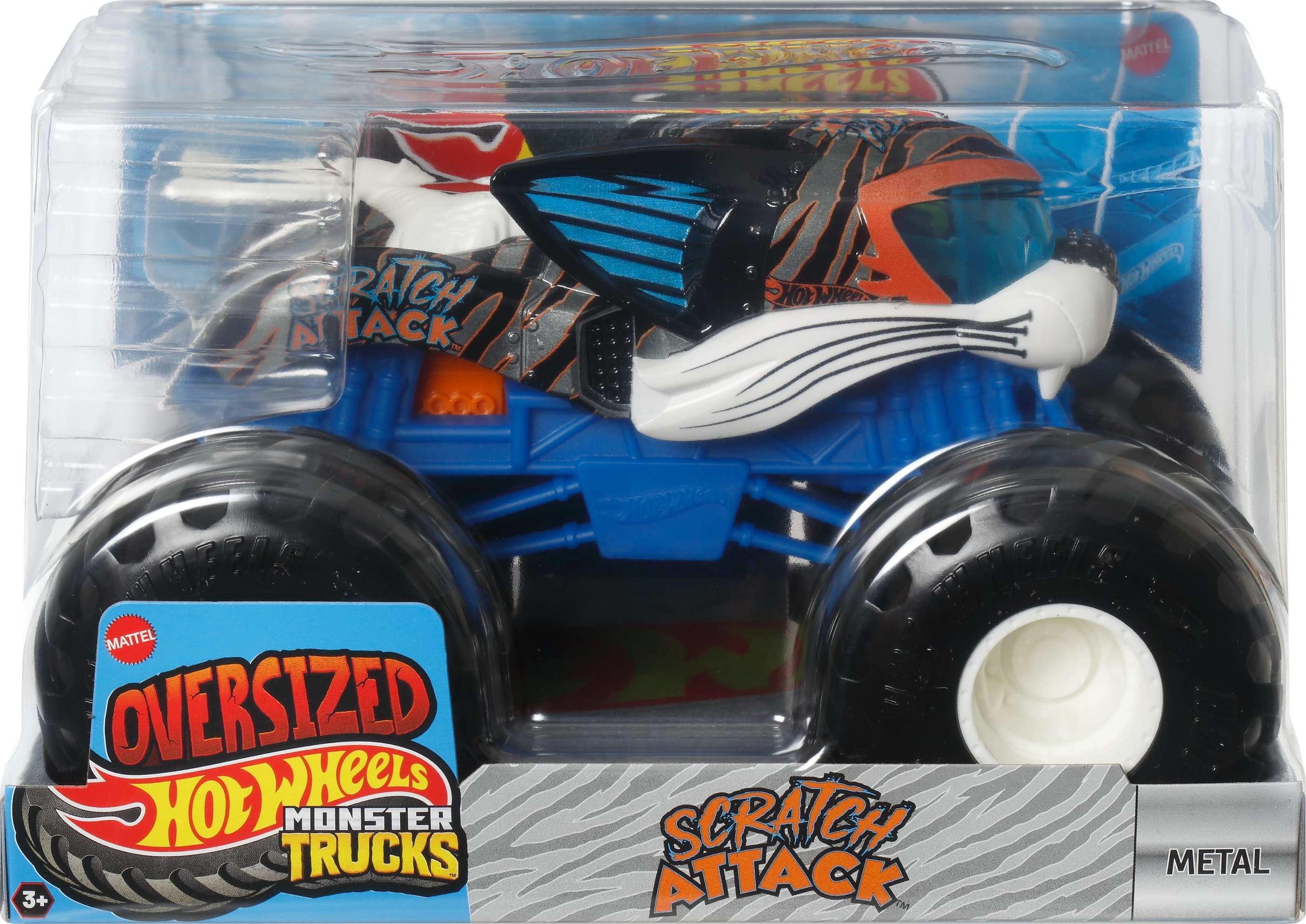 Hot Wheels Monster Trucks, Oversized Monster Truck in 1:24 Scale