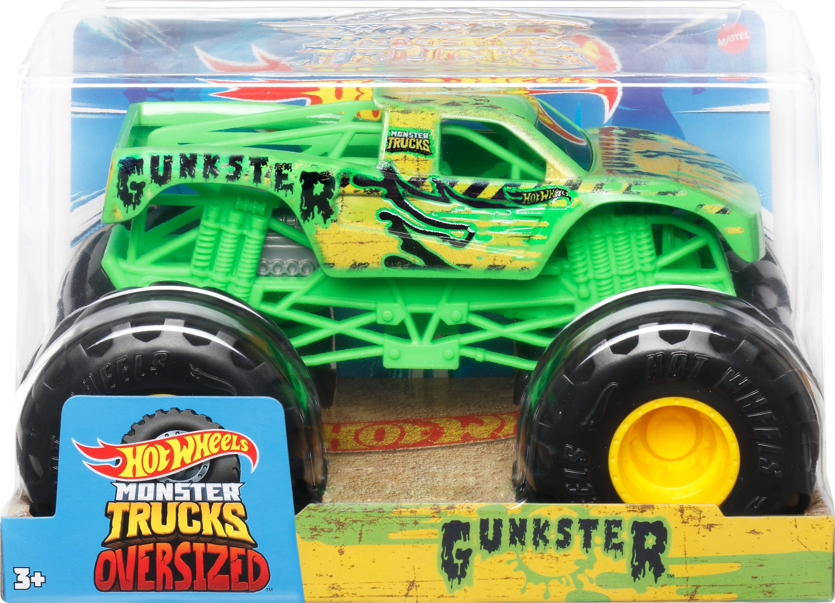 Hot Wheels Monster Trucks, Oversized Monster Truck in 1:24 Scale