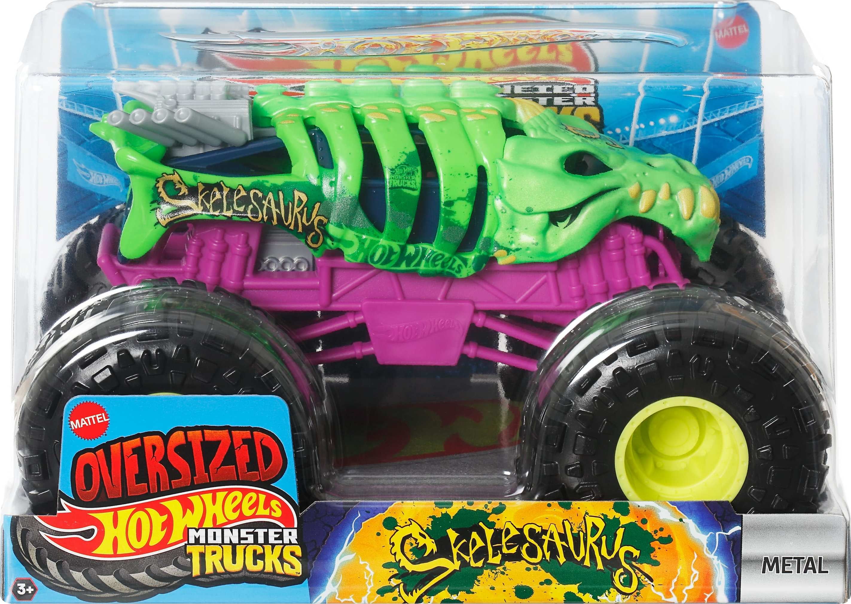 Hot Wheels Monster Trucks, Oversized Monster Truck in 1:24 Scale