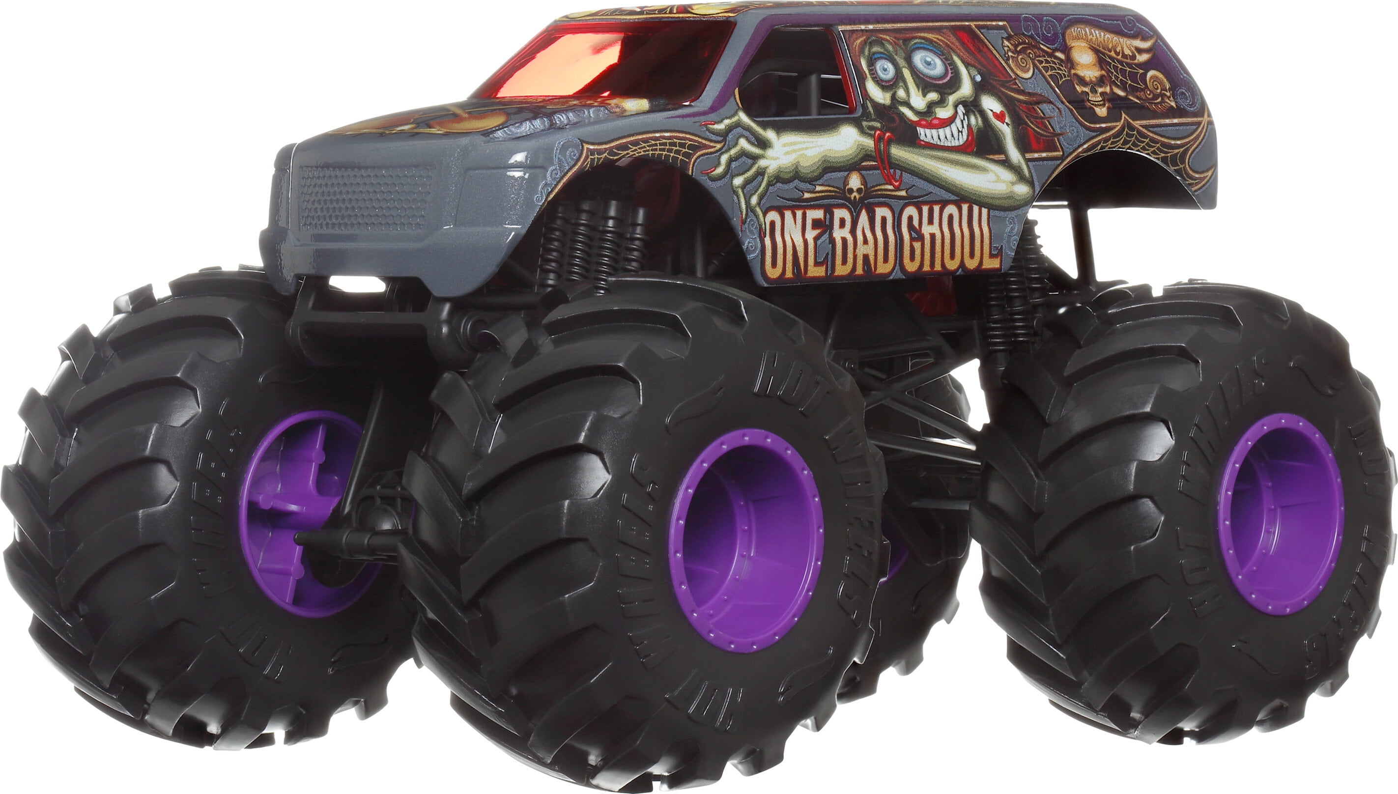 Hot Wheels 1:24 Scale Oversized Monster Trucks, Die-Cast