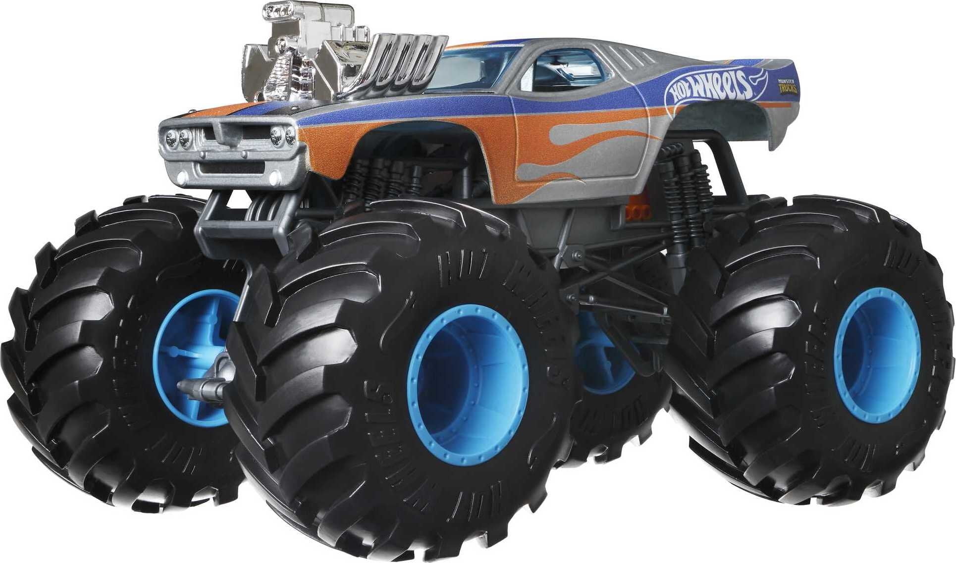 Hot Wheels Monster Trucks, Oversized Monster Truck in 1:24 Scale