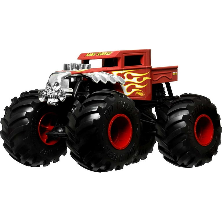 Hot Wheels Monster Trucks, 1:24 Scale Bone Shaker