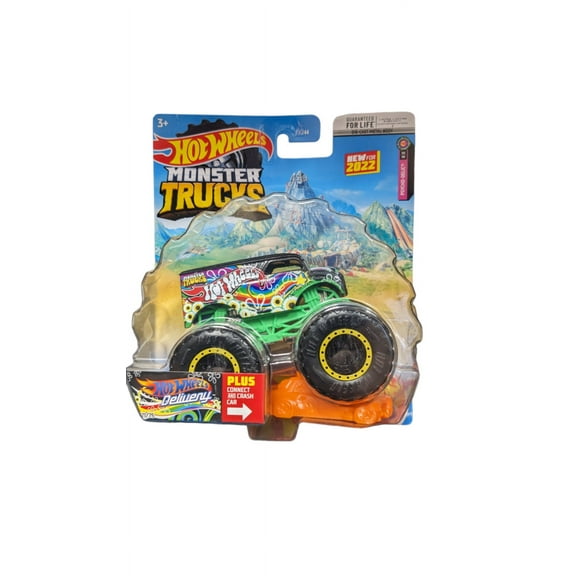 Hot Wheels Monster Trucks Psycho Delic Delivery Van 4/6