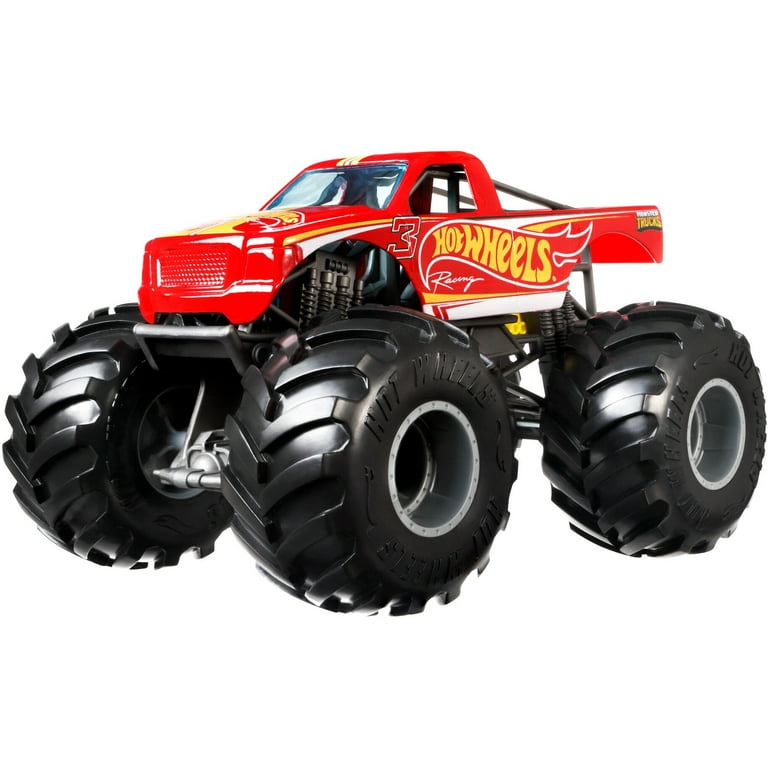 Hot Wheels Monster Trucks Creature 3-Pack, 3 Toy Trucks For Kids 3 Years  Old & Up