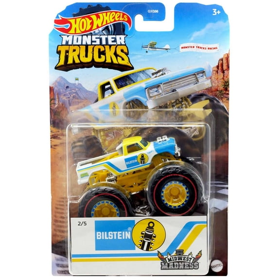 Hot Wheels Monster Trucks Racing Bilstein Midwest Madness Diecast Car