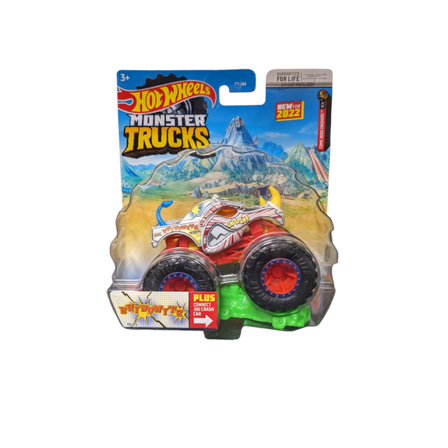 Hot Wheels Monster Trucks Rhinomite Comic Book Crashers - Walmart.com