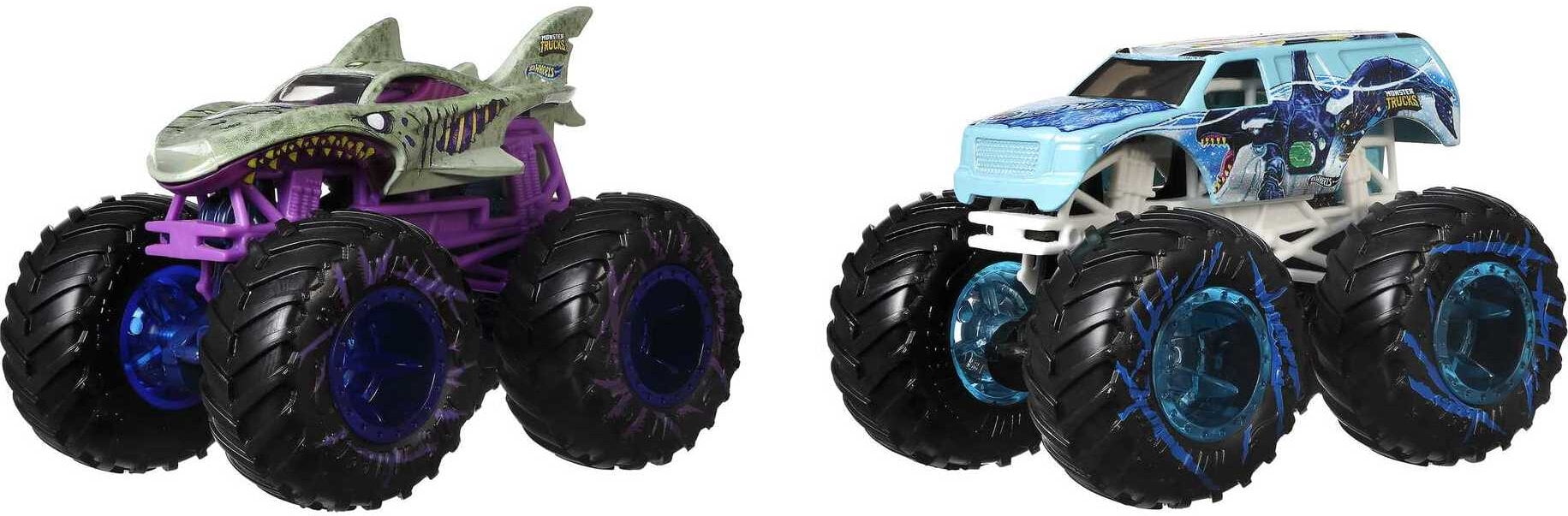 Hot Wheels Monster Trucks Veículo de Brinquedo 1:64 Pacote de 2 -  EletroTrade