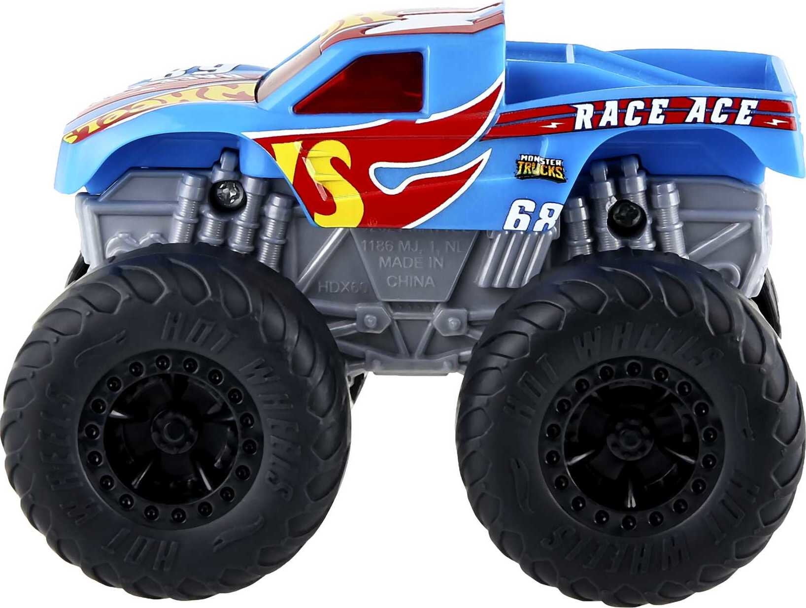 Hot Wheels Monster Trucks Roarin' Wreckers, 1 1:43 Scale Truck with Lights  & Sounds – StockCalifornia