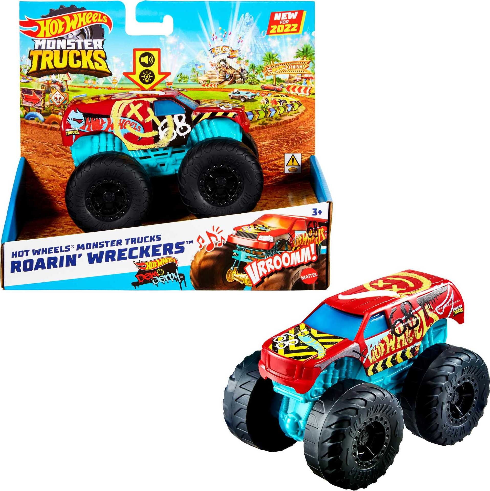 Mattel Hot Wheels® Monster Trucks Roarin Wreckers Race Ace Vehicle