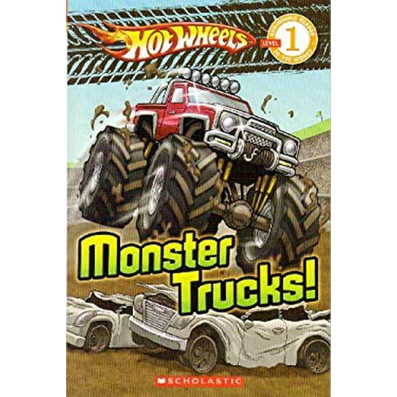 Pre-Owned Hot Wheels: Monster Trucks! (Scholastic Reader Level 1) (Paperback) 0545110408 9780545110402