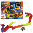 thumbnail image 1 of Hot Wheels Monster Trucks Snake Slam Takedown Playset with 1:64 Scale Bone Shaker Toy Vehicle, 1 of 7