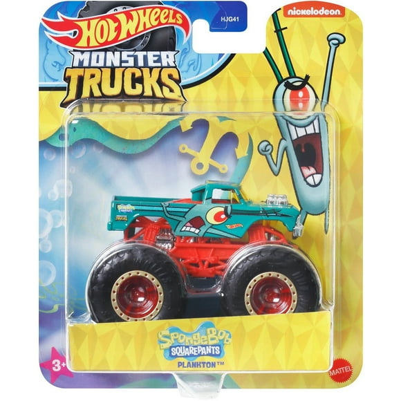 Hot Wheels Monster Trucks SpongeBob SquarePants 2024 Die-Cast Metal - Plankton