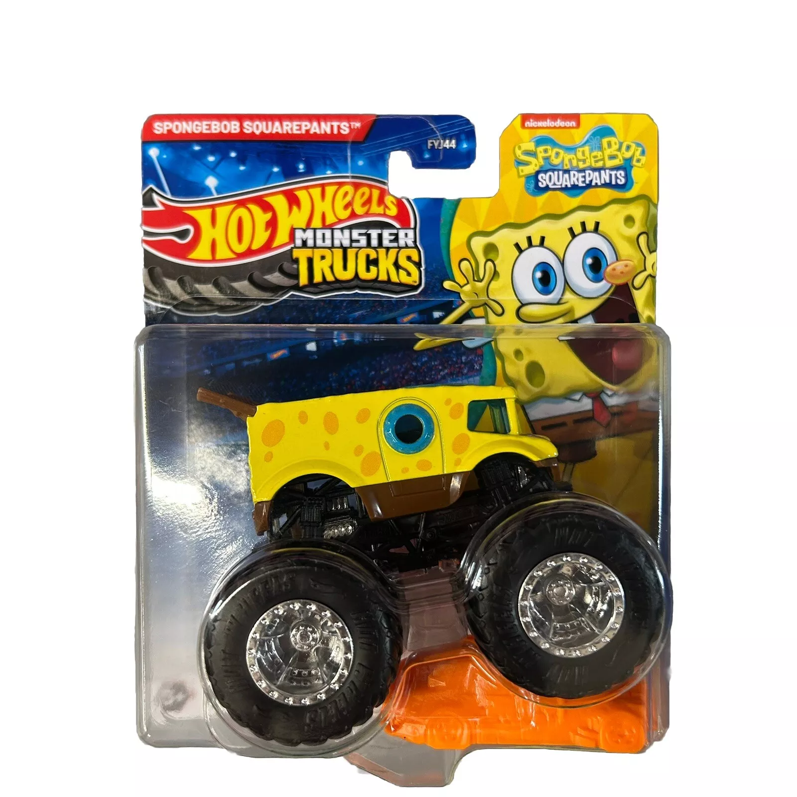 Hot Wheels Monster Trucks Spongebob Squarepants Connect and Crash