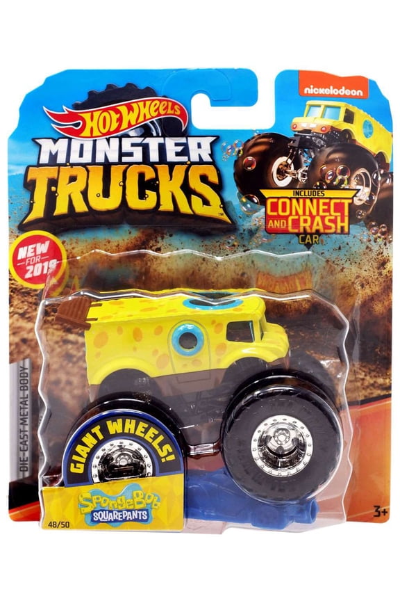 Hot Wheels Monster Trucks Spongebob Squarepants Die-Cast Car