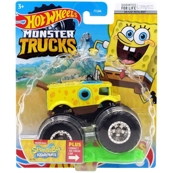 Hot Wheels Monster Trucks Spongebob Squarepants Diecast Car (2022)