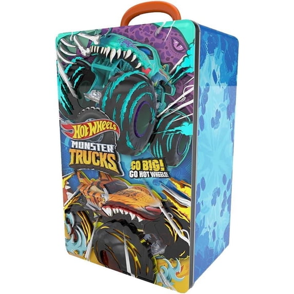 Hot Wheels Monster Trucks Storage Carry Case