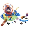 thumbnail image 1 of Hot Wheels Monster Trucks T-Rex Volcano Arena Playset with 1 Toy Truck & 1 Toy Car, 1 of 6