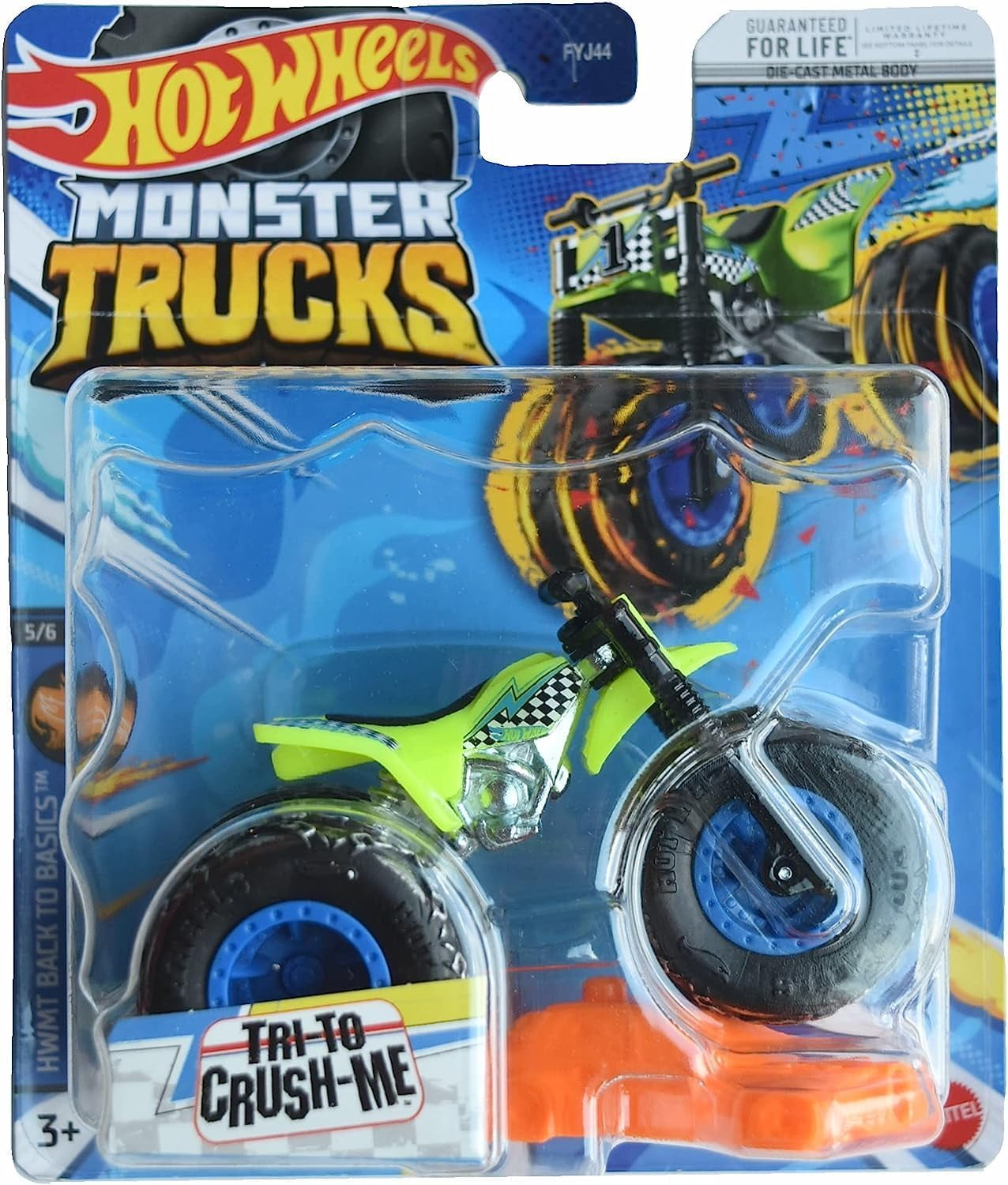 Hot Wheels Monster Trucks Play Vehicles for Kids Mattel 4.6 oz