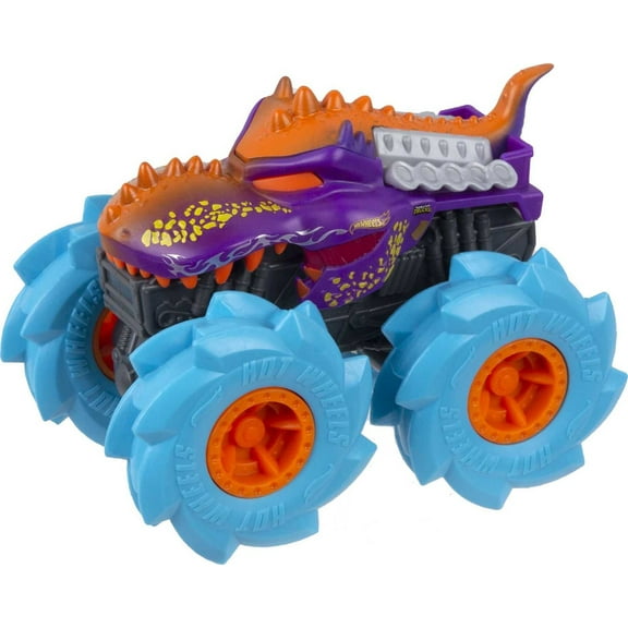 Hot Wheels Monster Trucks Twisted Tredz Vehicles, 1:43 Scale Creature-Themed Toy Truck