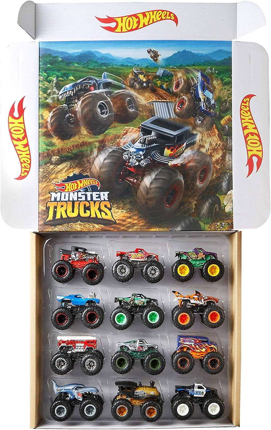 Hot Wheels Monster Trucks Ultimate Chaos! Diecast Car 12-Pack