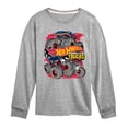 thumbnail image 1 of Hot Wheels - Monster Trucks - Youth Boys Long Sleeve Graphic T-Shirt, 1 of 4