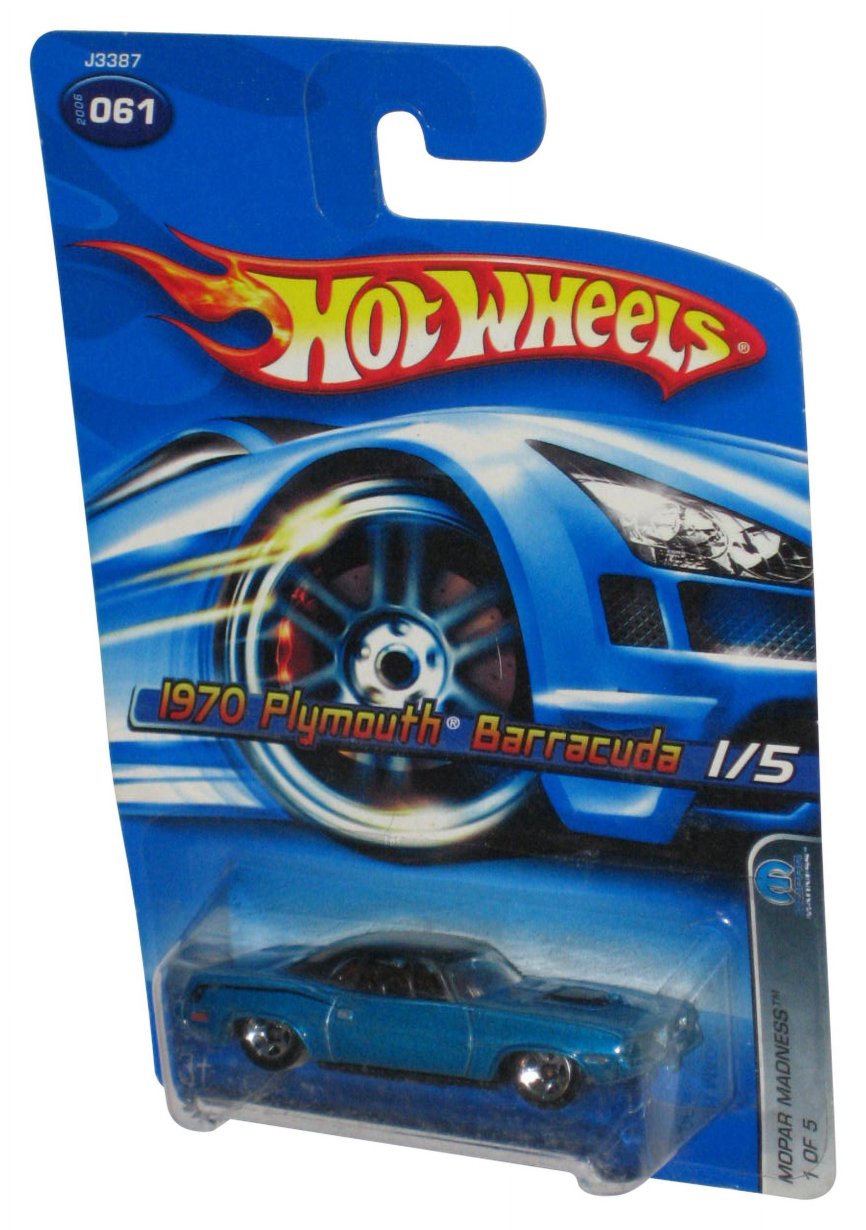 Hot Wheels Mopar Madness 1/5 (2006) Blue 1970 Plymouth Barracuda