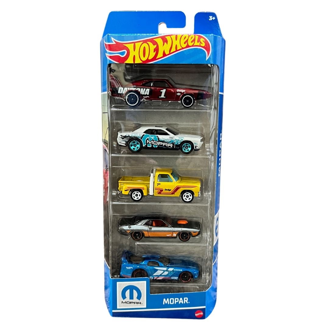 Hot Wheels Mopar Series - 1:64 Scale 5 Pack Featuring '2008