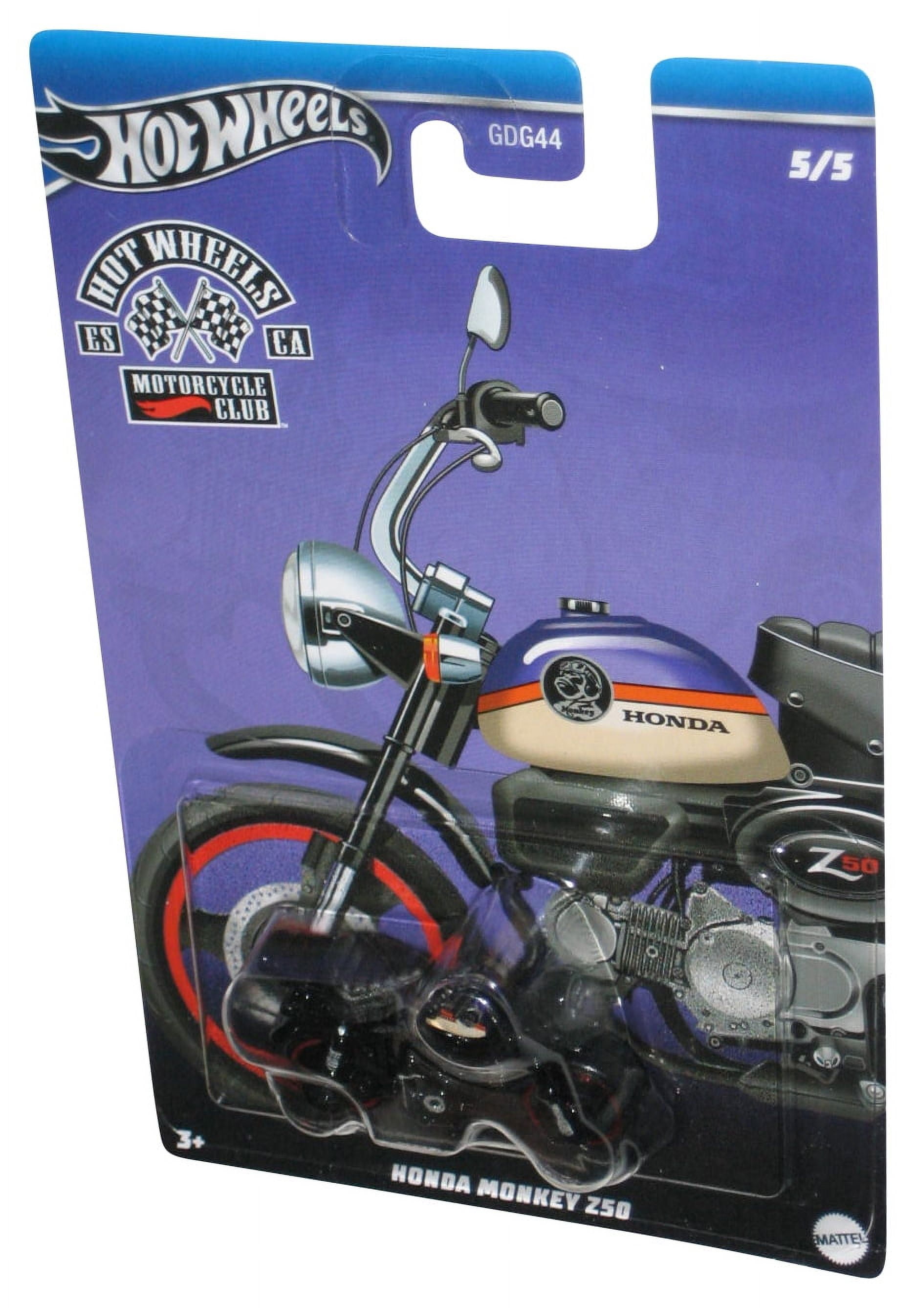 Hot Wheels Motorcycle Club (2023) Black Honda Monkey Z50