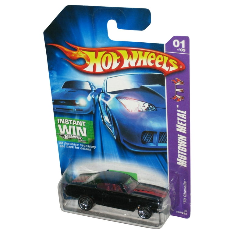 Hot Wheels Motown Metal 01/05 (2006) Black '70 Chevelle Car Toy