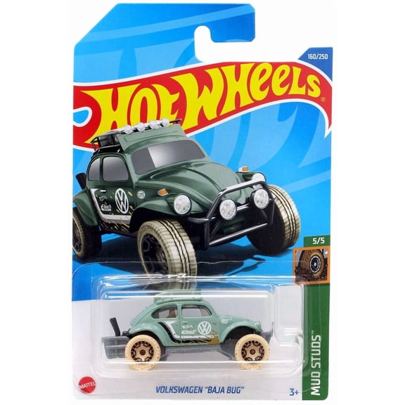 Hot Wheels Mud Studs Volkswagen Baja Bug Diecast Car