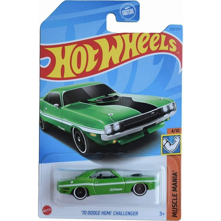 Hot Wheels '70 Dodge Hemi Challenger, Muscle Mania 4/10 [Green