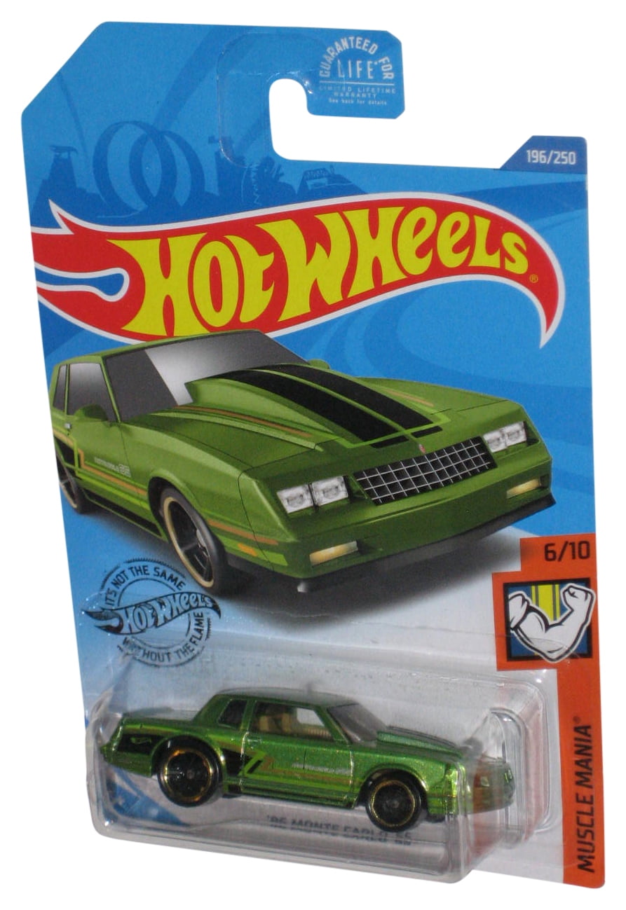 Hot Wheels Muscle Mania 6/10 (2017) Green '86 Monte Carlo SS Toy