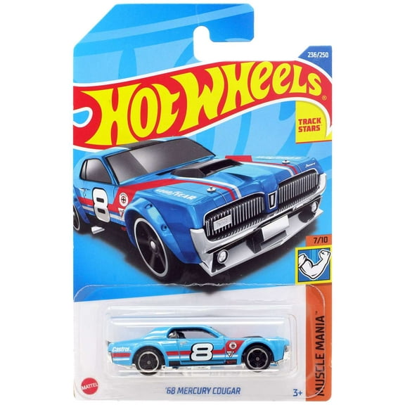 Hot Wheels Muscle Mania '68 Mercury Cougar Diecast Car