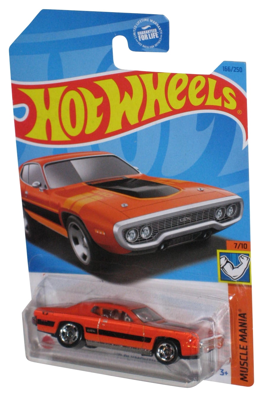 HOT WHEELS '71 Plymouth Road Runner Blue Car HW Muscle Mania