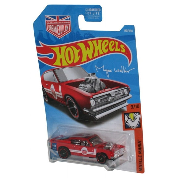 Hot Wheels Muscle Mania 9/10 (2017) King Kuda Red Toy Car 140/250